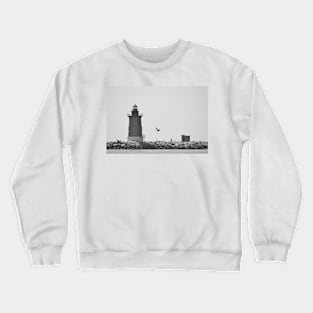 Light Gray - Cape Henlopen Lighthouse Crewneck Sweatshirt